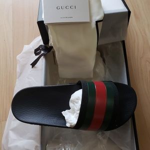 Gucci Slides, size 7M 9W